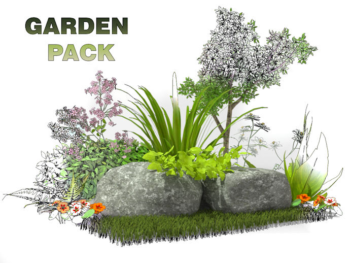 Solo's Garden Pack | SketchUcation